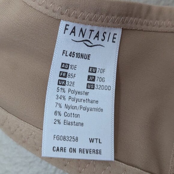 Fantasie Smoothing T-Shirt Bra 32E - Picture 3 of 3